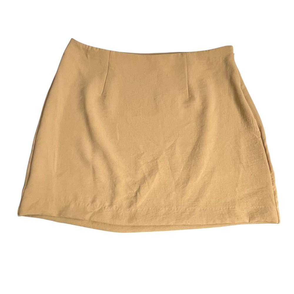 A New Day Tan A-Line Mini Skirt Women’s Size 10 Classic Neutral Skirt